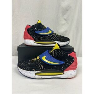 Men's Size 11 Nike KD 14 Pop Art Shoes‎ Black-White-Yellow Strike CW3935-004